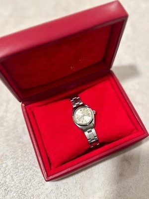 Rolex Oyster Perpetual Date Damen Edelstahl silber Ref 6916 Box