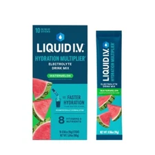 Liquid I.V. Hydration Multiplier Vegan Powder Electrolyte Supplements-Watermelon