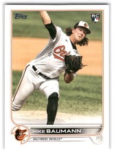 Mike Baumann 2022 Topps Baseball #502 Baltimore Orioles Rookie RC