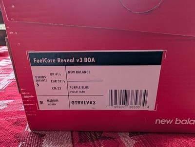 New Balance FuelCore REVEAL V3 VIOLET/BUBBLEGUM GTRVLVA3 BOA Kids