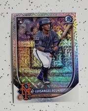 2025 Bowman Chrome - Luisangel Acuna #32 Mega Box Mojo Refractor (RC)
