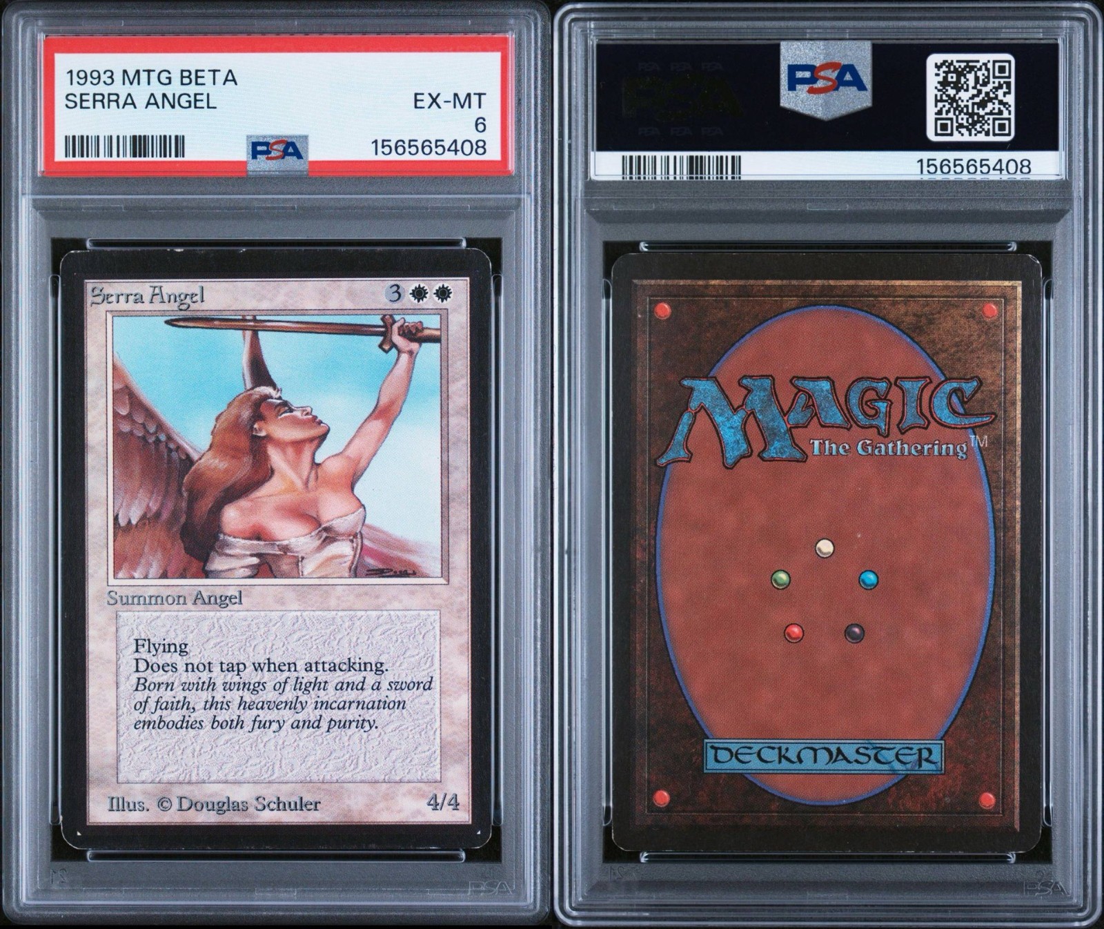 MTG Beta Serra Angel - PSA 6 view 3