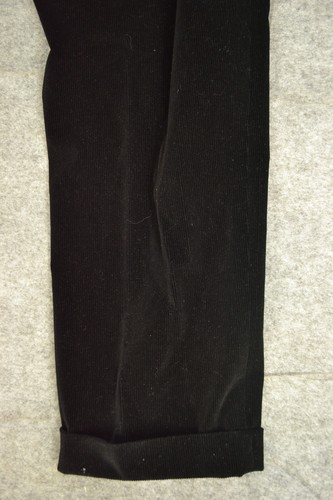 Ralph Lauren Purple Label Pants Mens 34x29 Black Corduroy Trousers Made in Italy - Picture 7 of 21