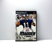 Madden NFL 2002 Sony PlayStation 2 PS2 Case, Manual & Artwork Only No Game