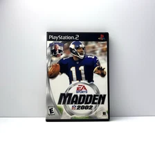 Madden NFL 2002 Sony PlayStation 2 PS2 Case, Manual & Artwork Only No Game
