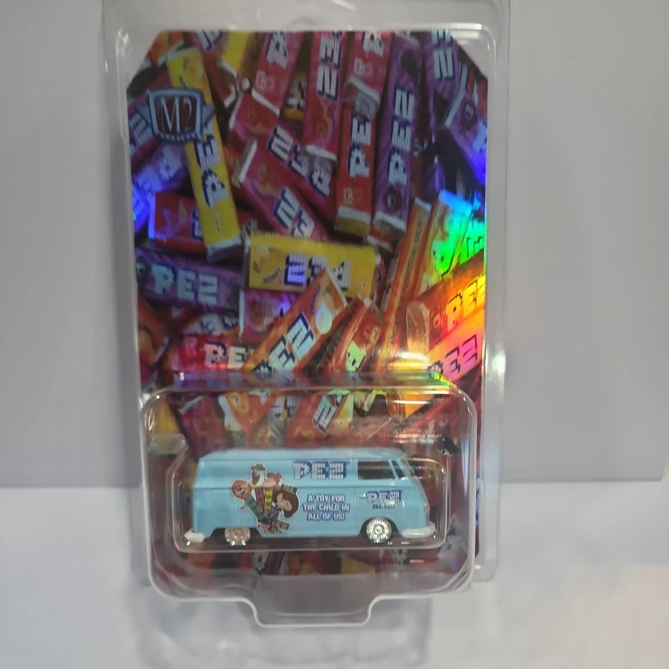 M2 Machines Pez 1960 VW Delivery Van 1:64 Diecast  Assembled & resealed custom - Image 3 of 4