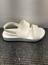 Reef Shoes Womens Size 7 White Water Vista PVC Free Platform Slingback Sandals