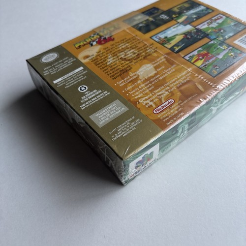 Mario Kart 64 nuovo sigillato in fabbrica autentico Nintendo 64 N64 VGA WATA CGC - Foto 10 di 15