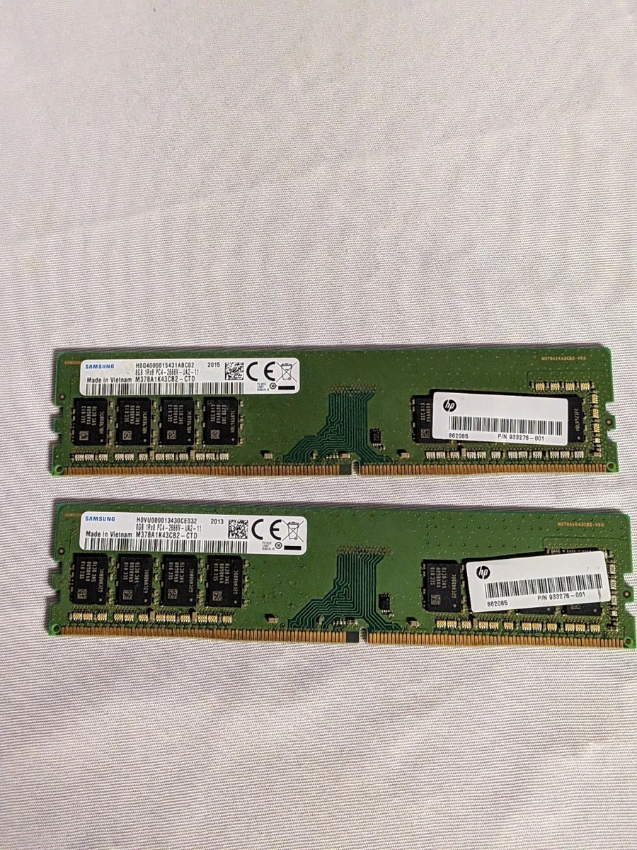 Samsung DDR4 SDRAM 8 GB Capacity per Module DIMM Computer Memory