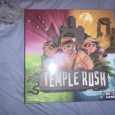 Temple Rush Brettspiel 2-4 Spieler ab 8 Jahren Jacob Brack Brandneu Versiegelte Verpackung