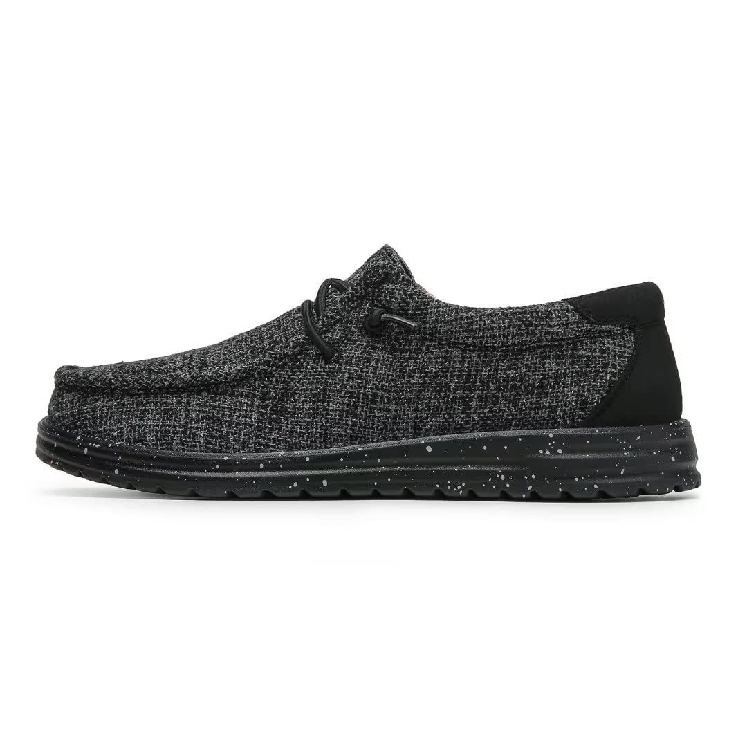 Men's Lightweight Breathable Slip-On Canvas Loafers for Comfort