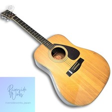 Yamaha FG-201 Acoustic Guitar Orange Label Made in Japan Signed