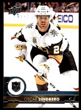 2017-18 Upper Deck #436 Oscar Lindberg Vegas Golden Knights Hockey Card