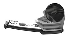 Cup Spoiler Lippe Front Glossy mit ABE für Ford Edge MK2 ST-Line CSL912-G
