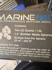 Cermedia Marinepure 1.5-Inch Sphere Bio-filter Media For Marine And Fr
