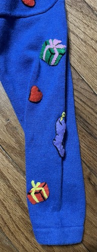 Michael Simon Dr Seuss Sweater Cardigan Vtg Kids Girls 6/6X Grinch - Picture 3 of 10