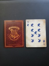 Harry Potter Hogwarts Single Swap Playing Card - Ravenclaw 9 of Ravens