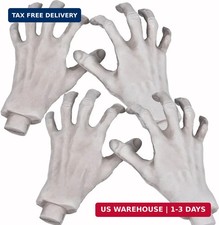 Halloween Skeleton Hands - Realistic Life Size Severed Fake Plastic Hands for Ha