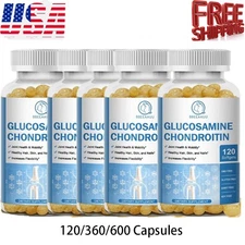 Glucosamine Chondroitin MSM Triple Strength Turmeric Joint Support &1000IU D3