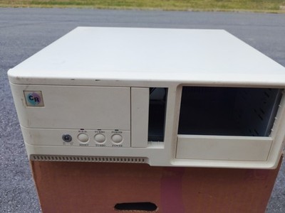 Vintage Total Peripherals 386 486 Baby AT Desktop PC Case PSU Turbo Retro