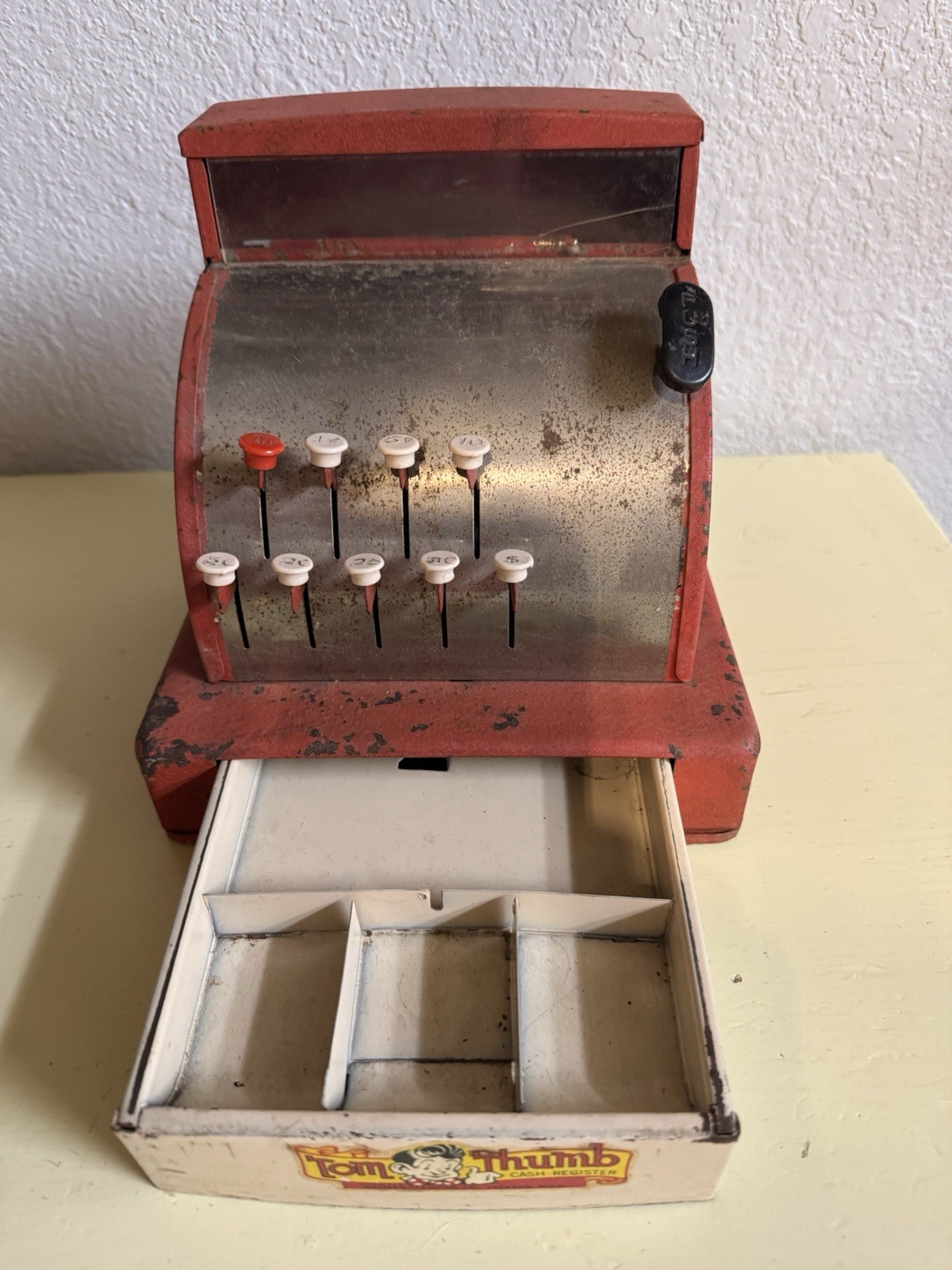 как выглядит VTG 1950 s Tom Thumb Metal Cash Register фото