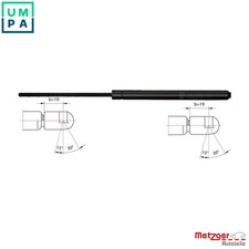 GAS SPRING BOOTCARGO AREA 2110391 FOR MITSUBISHI 3A91 1.1L OM 639.939 1.5L 3cyl