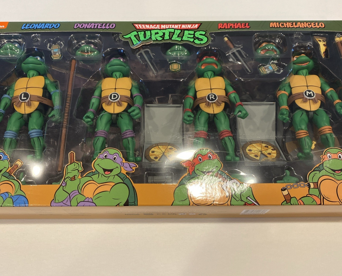 NECA TMNT - Teenage Mutant Ninja Turtles Animated Series 4-Pack