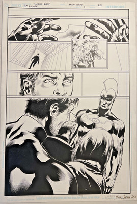 Final Crisis Aftermath: Escape Iss. #1 Pg. 20 DC Comics Original Comic Art-2009
