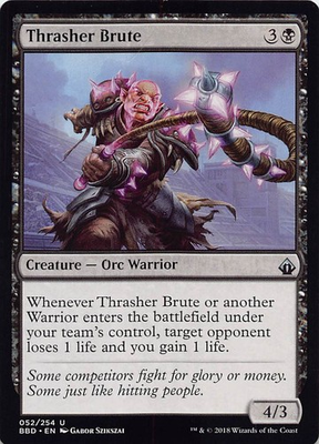 #ad Thrasher Brute BBD 52 Normal English NM MTG $1.99