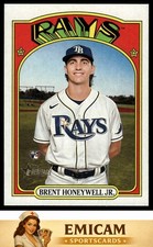 2021 Topps Heritage #523 Brent Honeywell Jr.