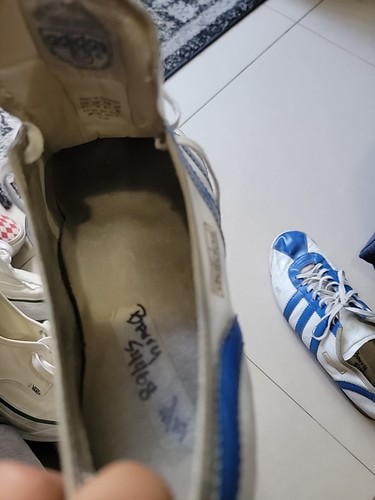 🔥US10,5 Vintage 2003 Adidas Rom 60 Made in Germany 383016 Sneaker Blau/Weiß  - Bild 9 von 13