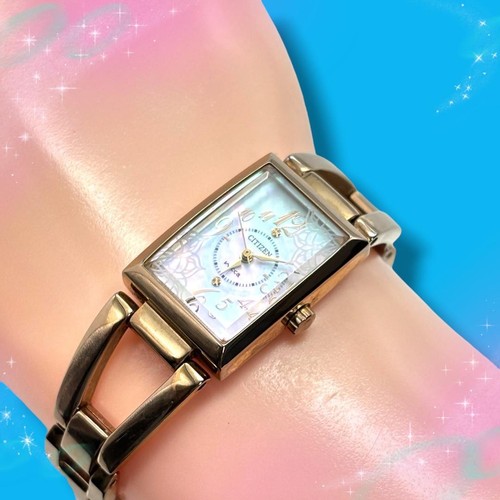 Citizen Wicca Quartz Dress Watch Womens 17mm Shell Dial 15cm - Picture 7 of 7
