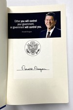 Ronald Reagan Signed Speaking My Mind Book - PSA Gem Mint 10