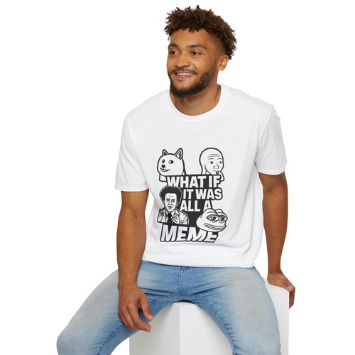 Meme Graphic Tee Unisex Humor Top - Picture 8 of 57