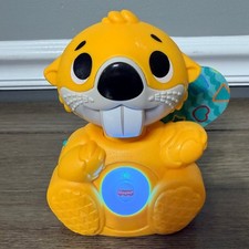 Fisher-Price Linkimals Boppin Beaver Interactive Musical Toddler Learning Toy