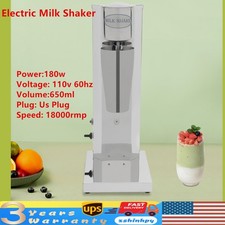 Commercial Milkshake Mixer Milk Shake Machine 180W Milkshake Maker Stainless
