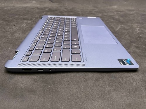 Lenovo Flex 7 14IRU8 14" Palmrest w/Touchpad Keyboard 5CB1L30785 BLUE PULLED - Picture 5 of 6
