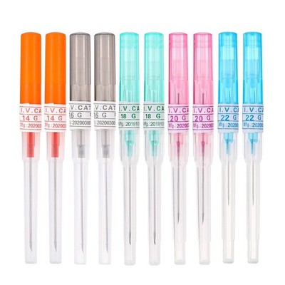20Pc Body Piercing Kit 14g 16g 18g 20g 22g Sterile Cannula Catheter for Ear Nose