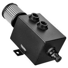 2l Universal Oil Catch Can Tank 2 Port An10 Breather Filter Drain Tap Baffled