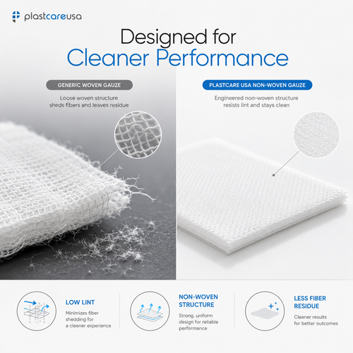 400 4x4 Non Woven Sponges 4-Ply, Non-Sterile Cotton Dental Gauze Pads (2 Packs) - 第 5/7 張圖片