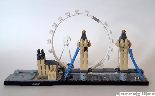 UNVOLLSTÄNDIG LEGO 21034 London Großbritannien Architecture Big Ben Radbrücke - Bild 1 von 8