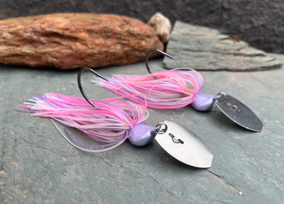 Morning Dawn - 2 Pack - Custom Bass Vibrating Jigs Bladed Swim Jigs