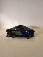Vintage Cloisonne Inkwell And Pen Holder