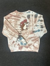 Buc-ee s Tie Dye Crewneck Logo Pullover Sweatshirt Women s Size M