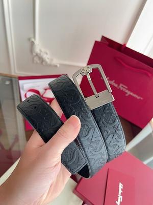 #ad Made in Italy SALE Authentic FERRAGAMO Belt MEN width 3.5cm 1.38inch $100.00
