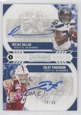 2020 Contenders Round Numbers Dual 18/99 DeeJay Dallas Colby Parkinson Auto 0bt4