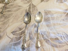Reed and Barton Savannah Sterling Silver Set Lot of 2 Serving Spoons 169 grams