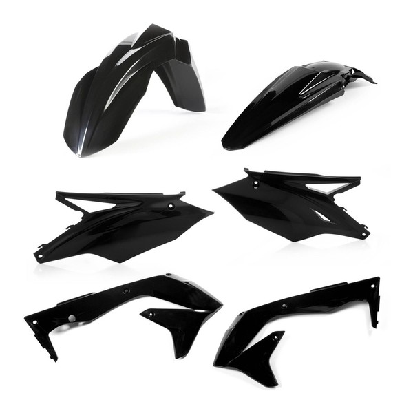 Acerbis Plastiksatz Kit Kawasaki KXF 450 2018 USA Schwarz Plastik-Set-image