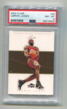 2004 Flari - LeBRON JAMES - 2nd Year Card #35 - CAVALIERS  PSA 8