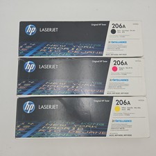 Genuine OEM HP 206A Toner Cartridge Lot W2110A W2112A W2113A New Sealed